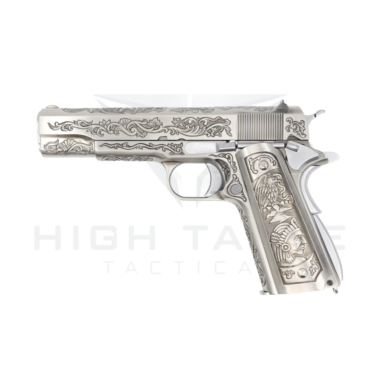 WE 1911 Engraved ‘Mehico Druglord’ GBB Airsoft Pistol