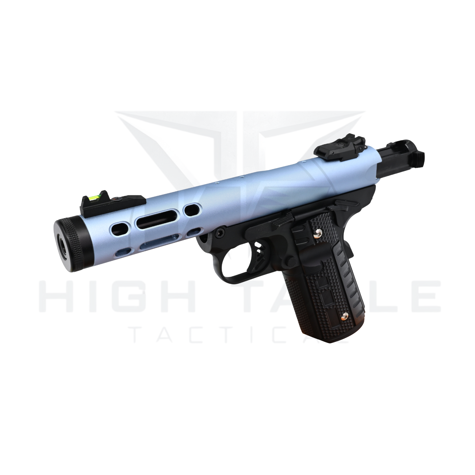 WE GALAXY 1911 GAS BLOWBACK PISTOL (BLUE SLIDE – BLACK FRAME) - Image 5